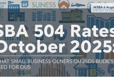 SBA 504 Rates October 2025 News