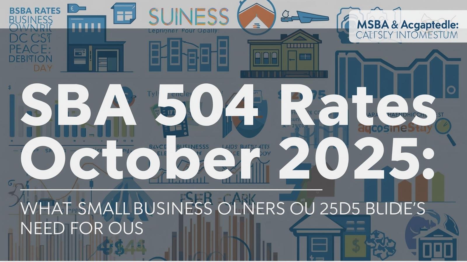 SBA 504 Rates October 2025 News