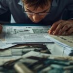 Smartphone screen displaying incoming call from 08004970623 with scam warning symbol