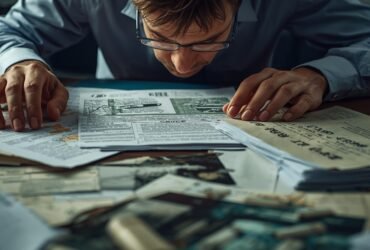 Smartphone screen displaying incoming call from 08004970623 with scam warning symbol