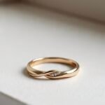 Various styles of gold rings for women including diamond, band, floral, and rose gold designs