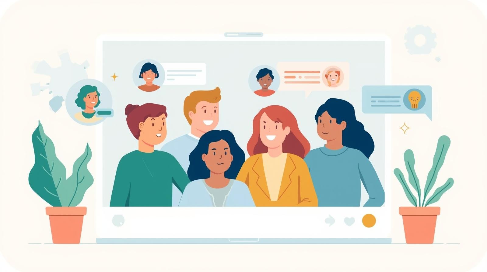 Smartphone showing a virtual mom chat interface providing guidance and support